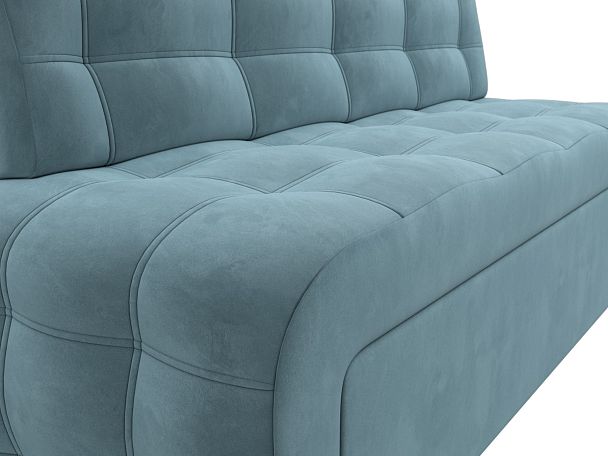 Диван кухонный прямой Люксор Велюр бирюзовый - Вид 4