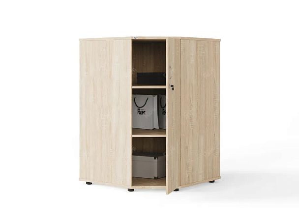 UNITY PШ-80Г ДУБ СОНОМА Угловой шкаф закрытый 800х800х1208 - Вид 2