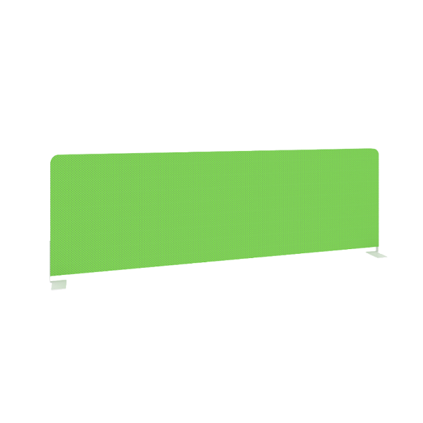 Metal System Экран тканевый боковой Б.ТЭКР-123 Зелёный/Белый металл 1235*390*22 - Вид 1
