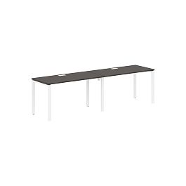 Стол 2-х местный EUWST 2767 Мокко/Белый 2726х670х750 EDIS - Фото предпросмотра