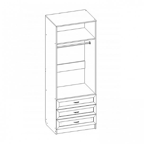 Шкаф для одежды "Консул" Г6.03 - Вид 3