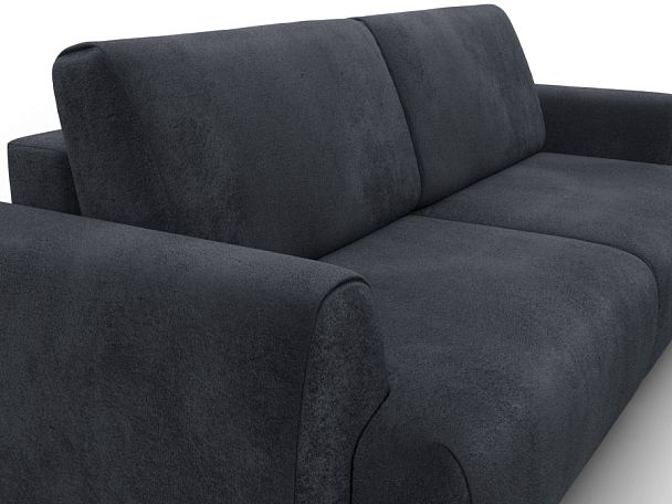 Диван прямой Лига-115 НПБ Велюр серый - Вид 4