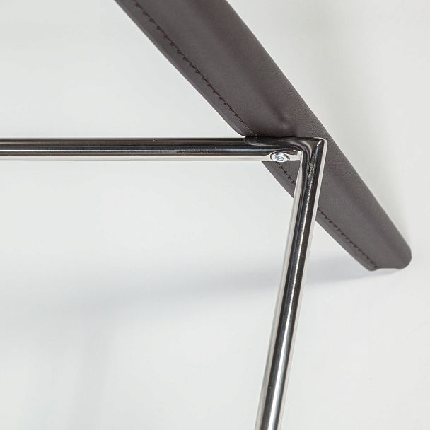 Стул полубарный Austin, кожа коричневый - Вид 10