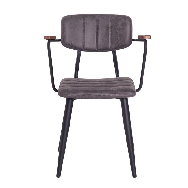 Стул Kato с подлокотниками, велюр, массив бука - Вид 6