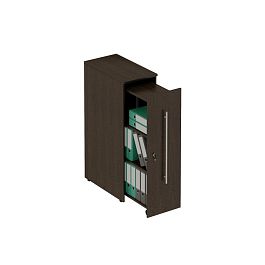 Стеллаж вертикальный с замком правый Формула ФР 339 венге темный - Фото предпросмотра