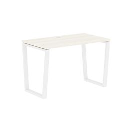 Стол прямой EVST 1167 Ясень Траун/Белый 1160х670х750 EDIS - Фото предпросмотра