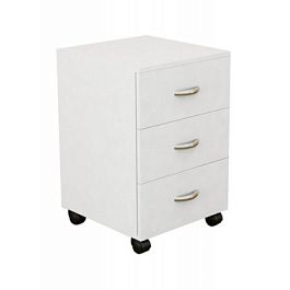 Тумба прикроватная на колесах с 3-мя ящиками (М-115) - Фото предпросмотра