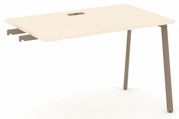 Стол приставка к опорным тумбам "ESTETICA" ES.SPR-2-LP Сатин - Вид 1