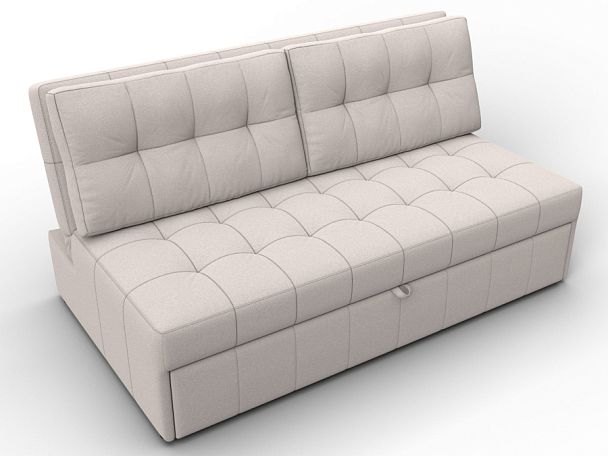 Диван прямой Лига-107 (160) Замша бежевый - Вид 6