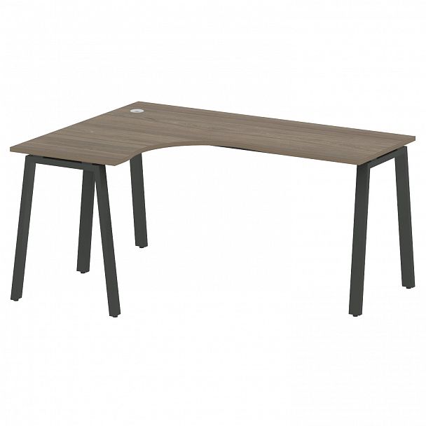 Стол "Metal System" БА.СА-4 вяз/антрацит - Вид 2