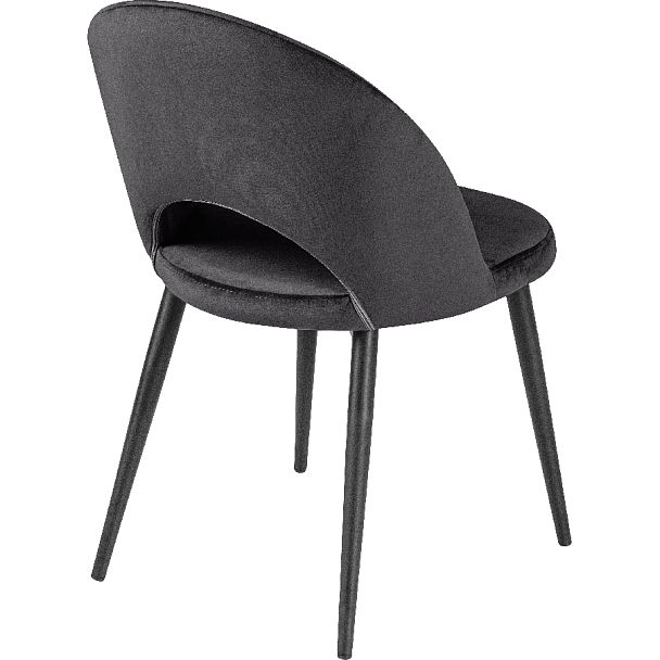 Комплект кухонных стульев Рэди черный велюр/черный, 4 шт. - Вид 4