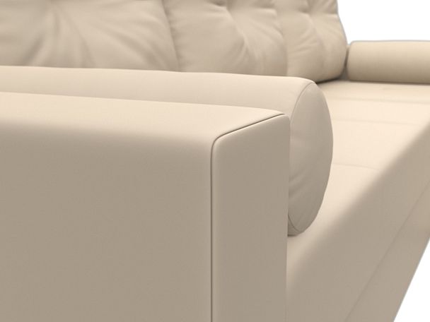 Диван угловой Верона Лайт угол правый (полностью экокожа бежевая) - Вид 4