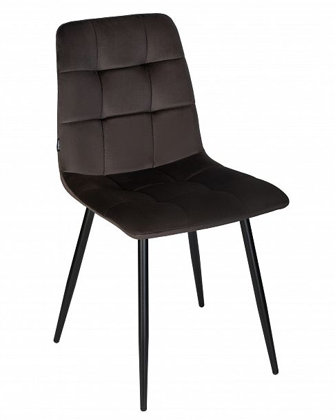 Стул обеденный DOBRIN CHILLY (Эспрессо Holland 74, основание черное) - Вид 7