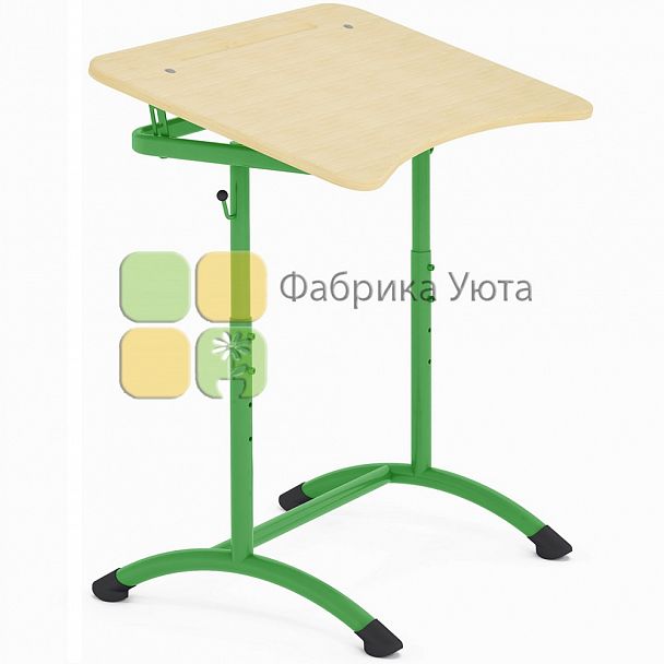 Парта одноместная ЭКСТРА (Р) с угл.накл. стол. (3-5 гр) - Вид 4