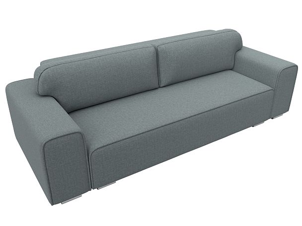 Диван прямой Лига-029 Рогожка серый - Вид 5