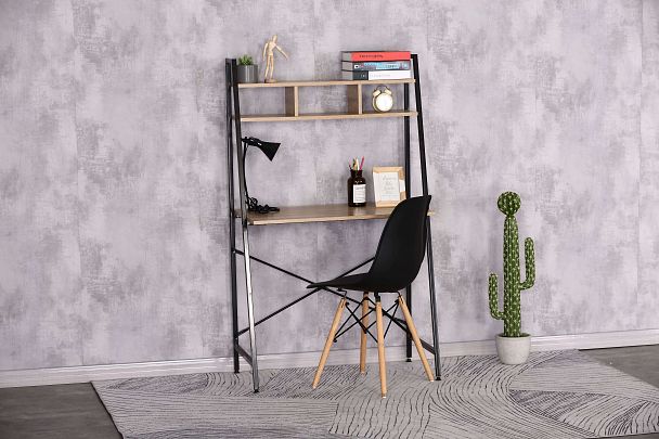 Стол офисный Sheffilton SHT-T36 черный/скандинавский орех - Вид 4