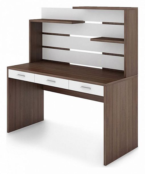 Стол компьютерный Домино СП-82 Белый/Шамони - Вид 1