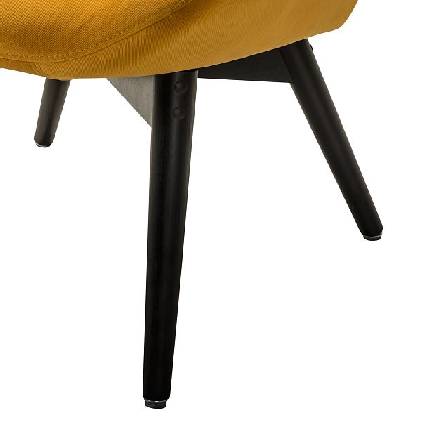 Кресло Хайбэк желтый/венге - Вид 6