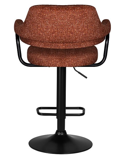 Стул барный DOBRIN CHARLY BLACK (терракотовый твид (LEO56)) - Вид 5