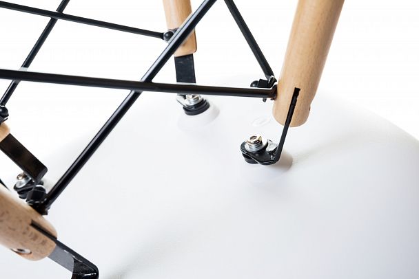 Стул обеденный DOBRIN DAW (ножки светлый бук, цвет сиденья белый) - Вид 8