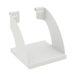 Навесные полки. Кронштейны+ЛДСП полка 200мм MAN-41-2 Белый бриллиант/Белый металл 200*220*200 - Фото предпросмотра