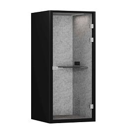 SoundCube RV UNO з/с-глухая  SDC-1.0-WA Черный/Зимний Лес/Антрацит/Прозрачный/Серый 1041*1070*2278 - Фото предпросмотра