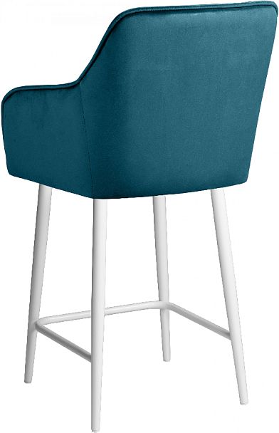 Комплект полубарных поворотных кресел Мони К, Confetti izumrud/белый, 4 шт. - Вид 6