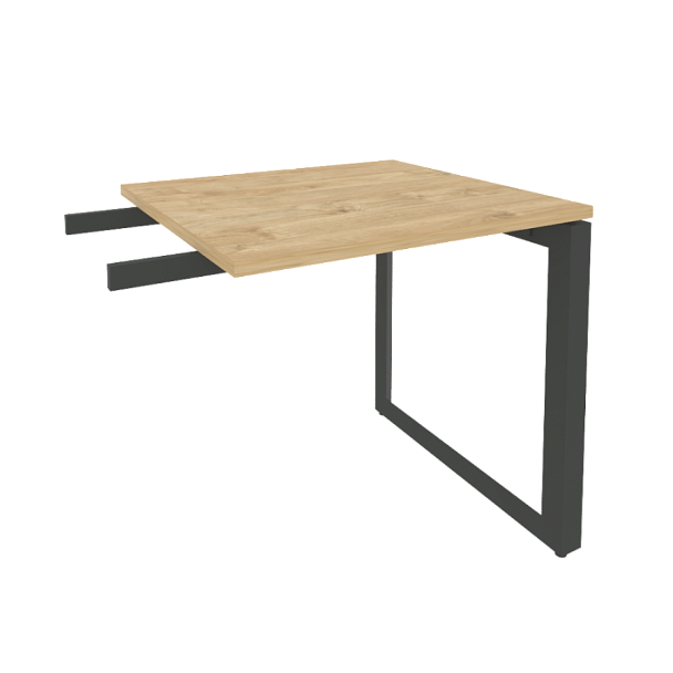 Onix Direct Брифинг-приставка на О-образном м/к O.MO-BR-7 Тиквуд светлый/Антрацит металл 780*720*750 - Вид 1