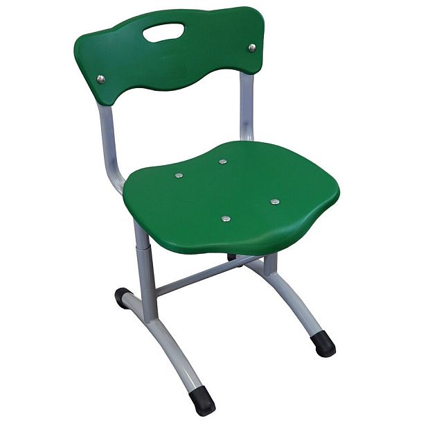 Школьный стул Stand up (каркас гнутые ножки, пластик ITAL), зеленый, гр.2-5 - Вид 1