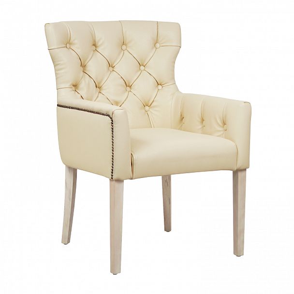 Кресло Байрон, экокожа беж - Вид 2