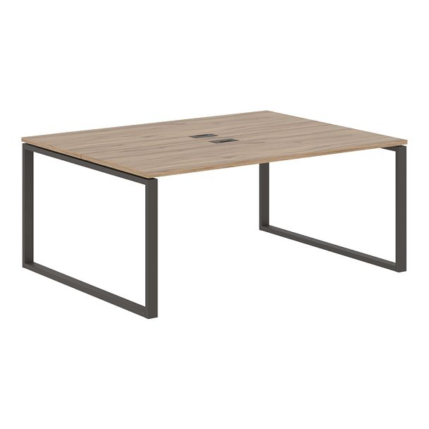 Стол 2-х местный EQWST 1713 Дуб Денвер светлый/Мокко 1760х1346х750 EDIS - Вид 1