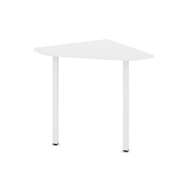Стайл Проджект Угловой элемент стола SN-4.USP-021 Белый/Металл Белый 800*800*750 - Вид 1