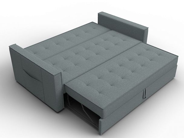 Диван прямой Лига-104 (160) Рогожка серый - Вид 8