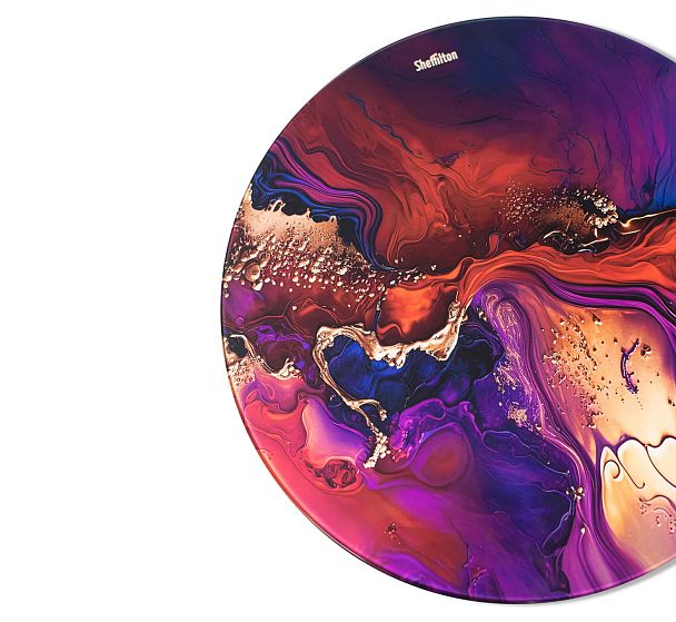 Столик журнальный Sheffilton SHT-CT27 амарантовый/черный муар - Вид 9