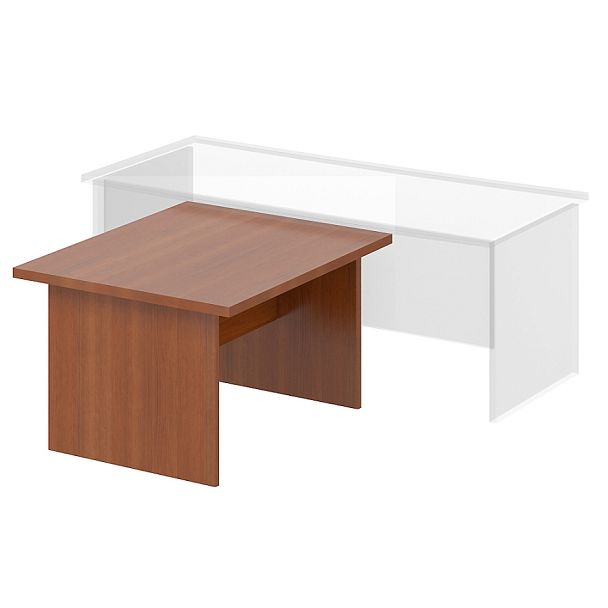 Конференц стол "Лидер"  ПК-ЛДР-ПР120х100/38-В1-35 миланский орех светлый - Вид 1