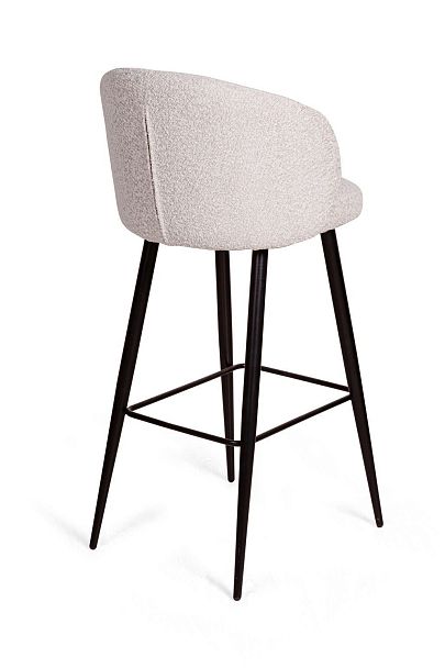 Стул полубарный Vito, букле белый / опора конус - Вид 5