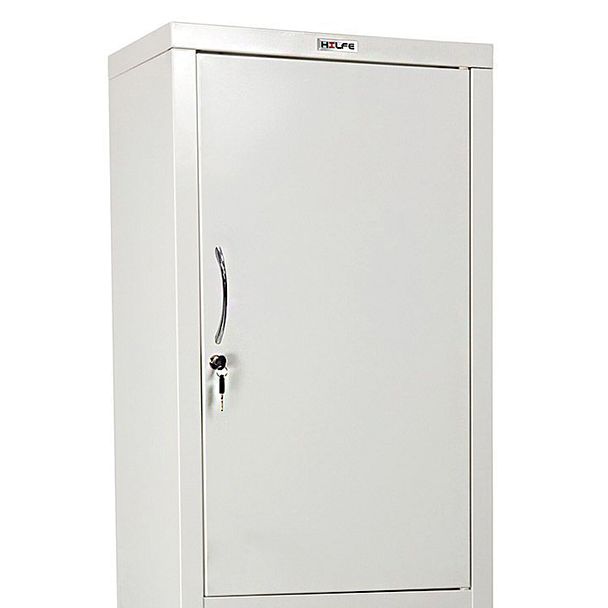 Шкаф медицинский 1-створчатый HILFE "МД 1 1650/SS" 1755х500х320 мм, белый, S26199201009 - Вид 4