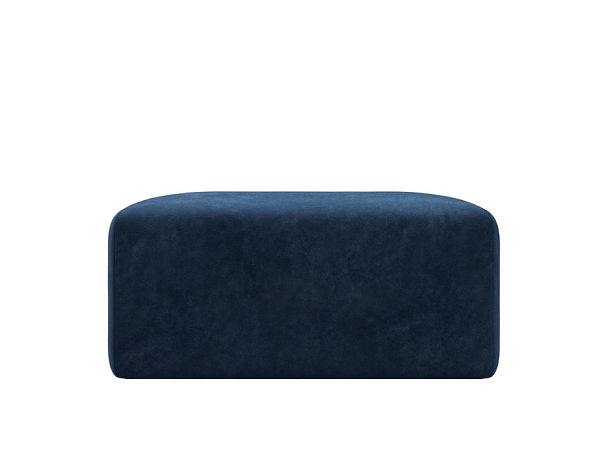 Модуль пуф Лига-060 НПБ Велюр синий - Вид 1
