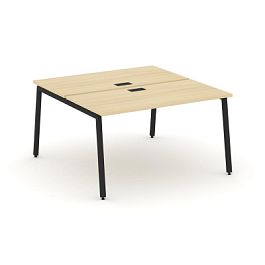Стайл Проджект Рабочая станция 2-х сторон. SN-4A.DRS-002 Акация Лорка/Металл Черный 1180*1232*750 - Фото предпросмотра