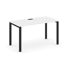 Стайл Проджект Стол письменный SN-6P.SP-004 Белый/Металл Черный 1580*600*750 - Фото предпросмотра