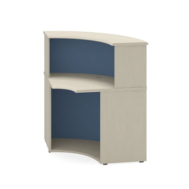 Стойка-ресепшн "Технофорвард"  ПК-ТФ-СКР90Х90У-В1-117 клен - Вид 1