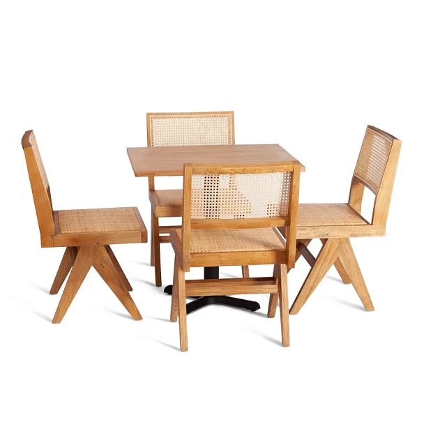 Стул Локи/Loki, дерево вяз/ротанг, Груша (№3) - Вид 6