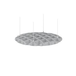 AcustiX Потолочная декоративная конструкция круглая VE.PDK-KR-500 Зимний Лес 500*500*80 - Фото предпросмотра