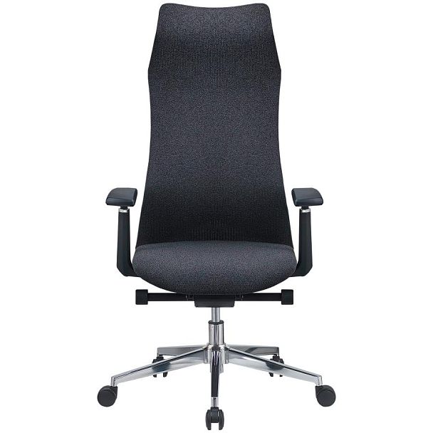 Кресло офисное CHAIRMAN CH 583 SL, хром, 3D подлокотники, синхромеханизм, ткань, темно-серое, 7131358 - Вид 4