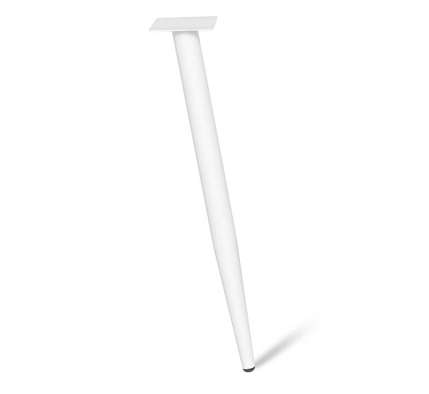 Стол Sheffilton SHT-TU104/80/80 ЛДСП белый муар/белый - Вид 4