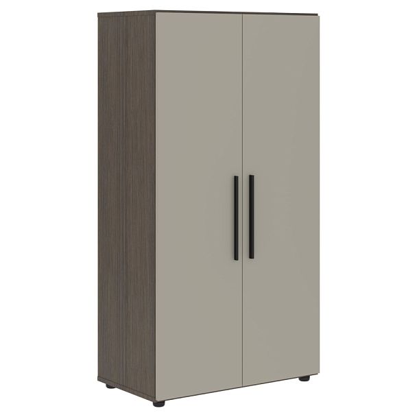 Шкаф средний широкий VMCS 80.1 Аметист/Дуб Сильвер 800х430х1517 VELION - Вид 1