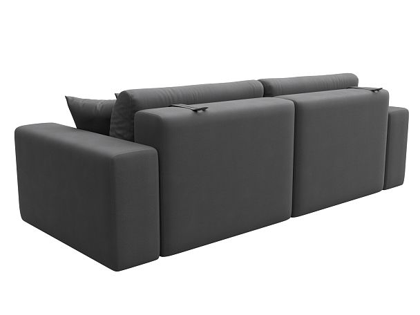 Диван прямой Лига-036 НПБ Классик Искусственная замша серый - Вид 6