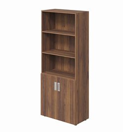 EUROPE/ЕВРОПА RE082-79х42 Шкаф 5 уровней З/С ХДФ 798x420x1965 Орех Вармия - Фото предпросмотра