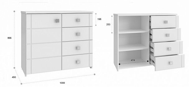 Тумба Изабель ИЗ-52К - Вид 4