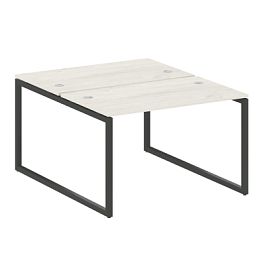 Metal System Quattro Р. ст. на О-образном м/к 40БО.РАС-СП-2.2 Дуб наварра/Антрацит металл 1200*1475*750 - Фото предпросмотра